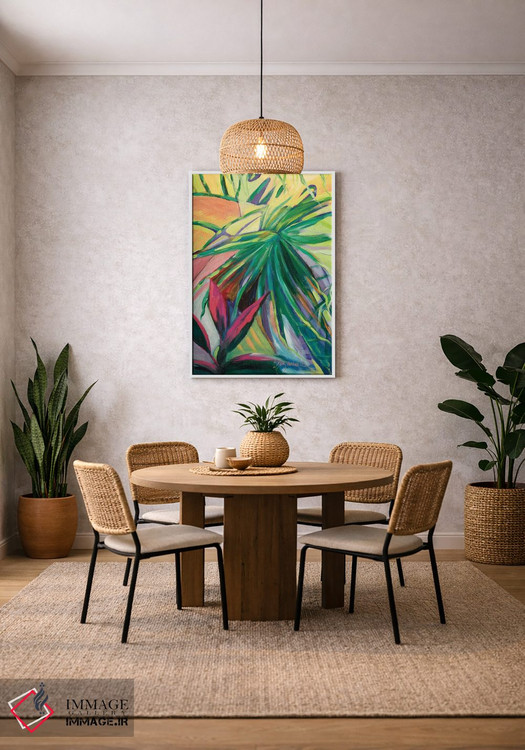 تابلو انتزاعی باغ انتزاعی ۱ اثر سوزان ویلکینز - D2W