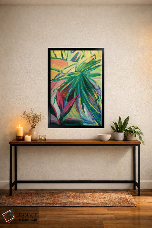 تابلو انتزاعی باغ انتزاعی ۱ اثر سوزان ویلکینز - D5B