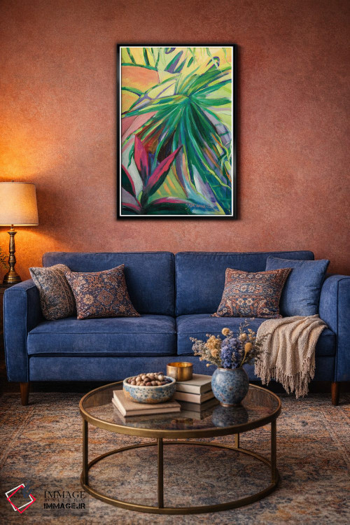 تابلو انتزاعی باغ انتزاعی ۱ اثر سوزان ویلکینز - D4B