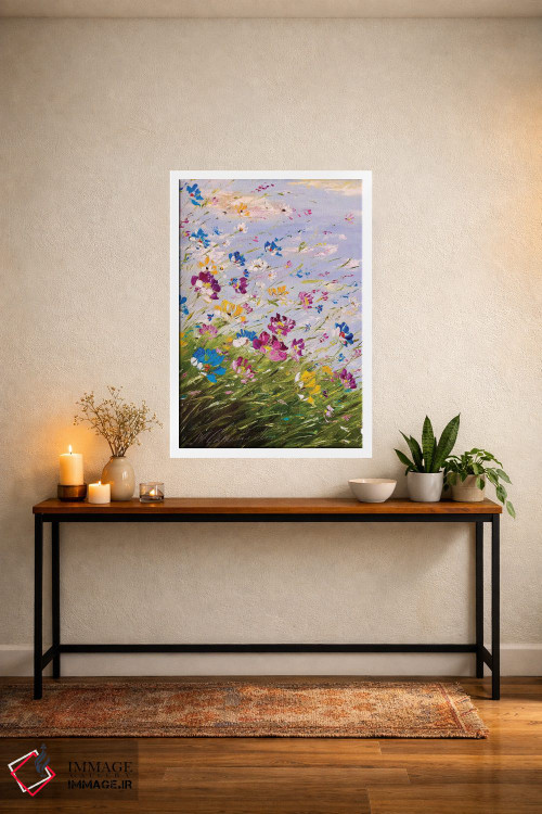 تابلو دکوراتیو گلدار اثر مارینا اسکرمووا - D4W