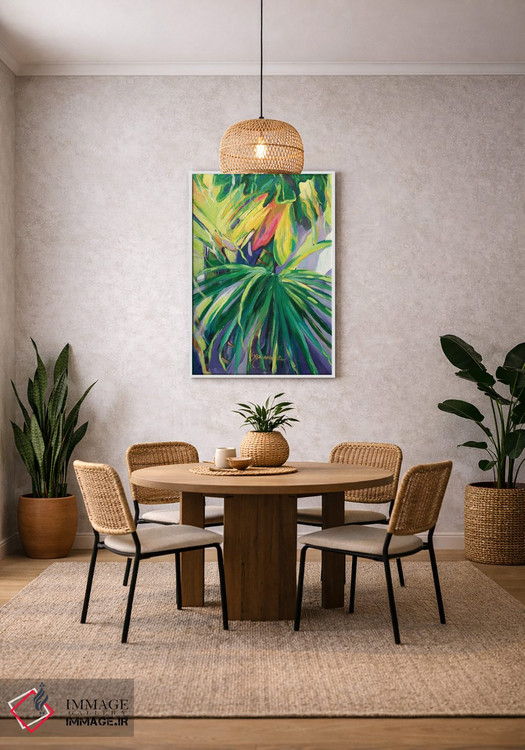 تابلو انتزاعی باغ انتزاعی ۲ اثر سوزان ویلکینز - D1W