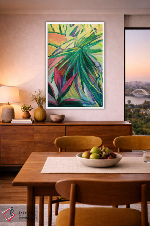 تابلو انتزاعی باغ انتزاعی ۱ اثر سوزان ویلکینز - D6W