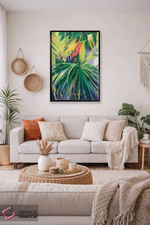 تابلو انتزاعی باغ انتزاعی ۲ اثر سوزان ویلکینز - D2B