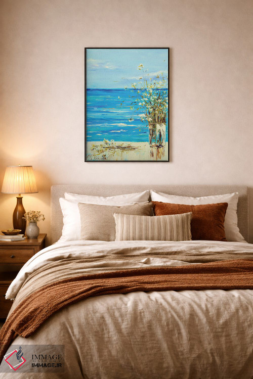 تابلو دکوراتیو نمای دریا اثر مارینا اسکرمووا - D6B