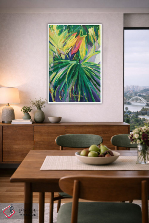 تابلو انتزاعی باغ انتزاعی ۲ اثر سوزان ویلکینز - D5W