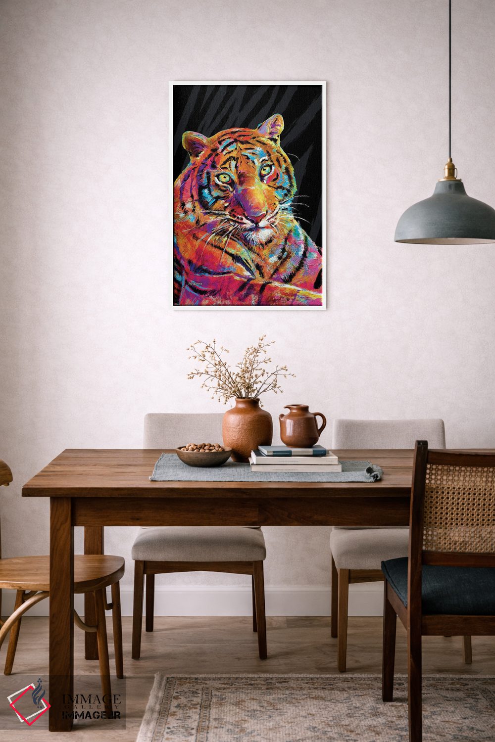 تابلو دکوراتیو پدر ببر اثر پی.دی. مورنو - D6W
