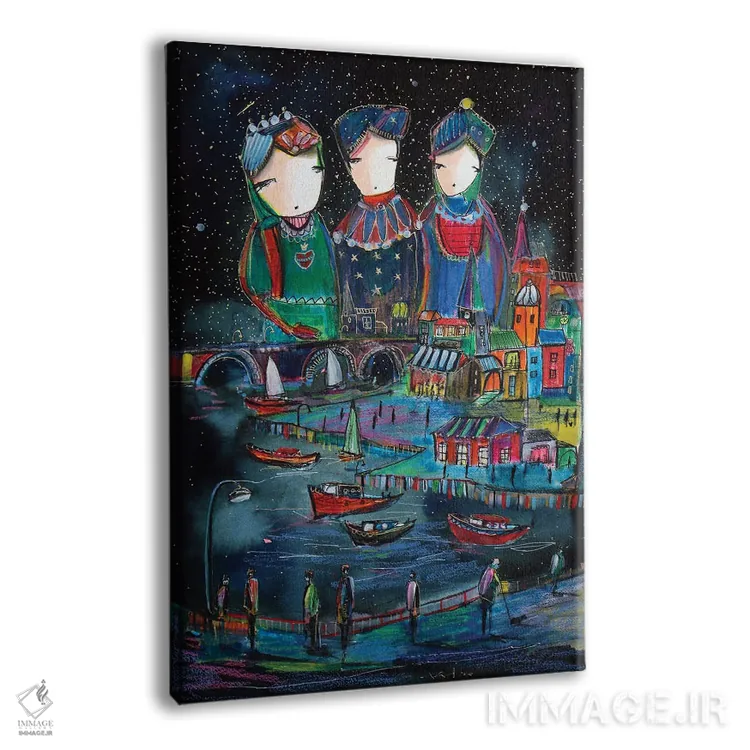 تابلو دکوراتیو نگهبانان اثر پاتریس دزیله - نمای پرسپکتیو محصول