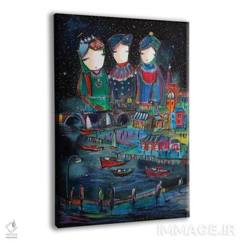 تابلو دکوراتیو نگهبانان اثر پاتریس دزیله - نمای پرسپکتیو محصول