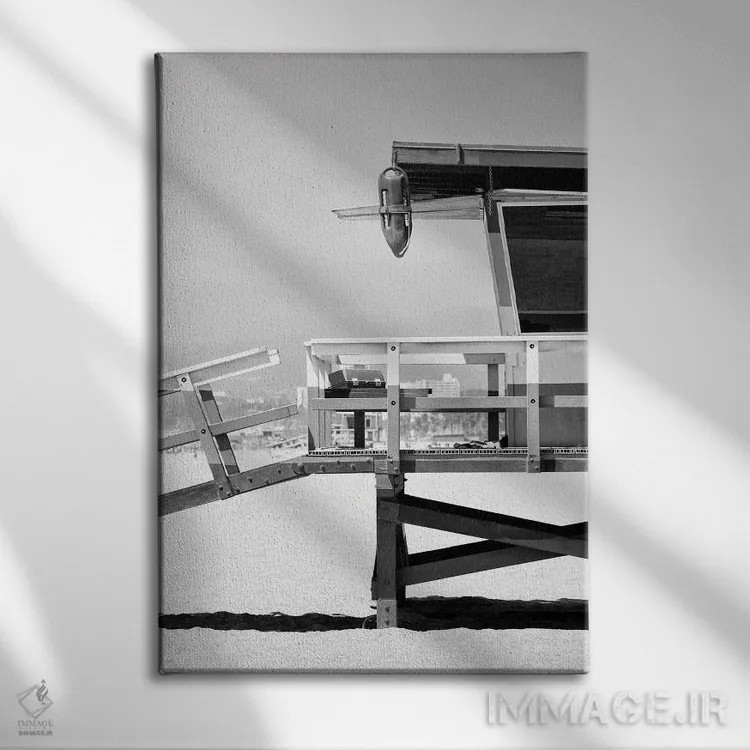 تابلو دکوراتیو "سری سیاه کالیفرنیا" اثر فیلیپ هوگونار - نمای روبهرو روی دیوار