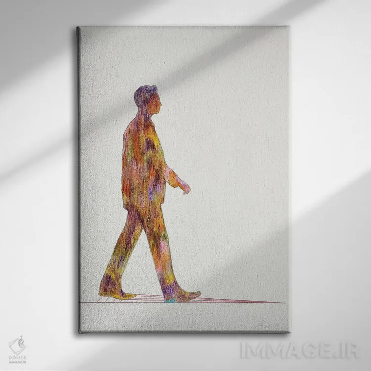 تابلو مینیمال آنچه همیشه می دانستی را پیدا کن اثر کریس روبوراس - نمای روبهرو روی دیوار