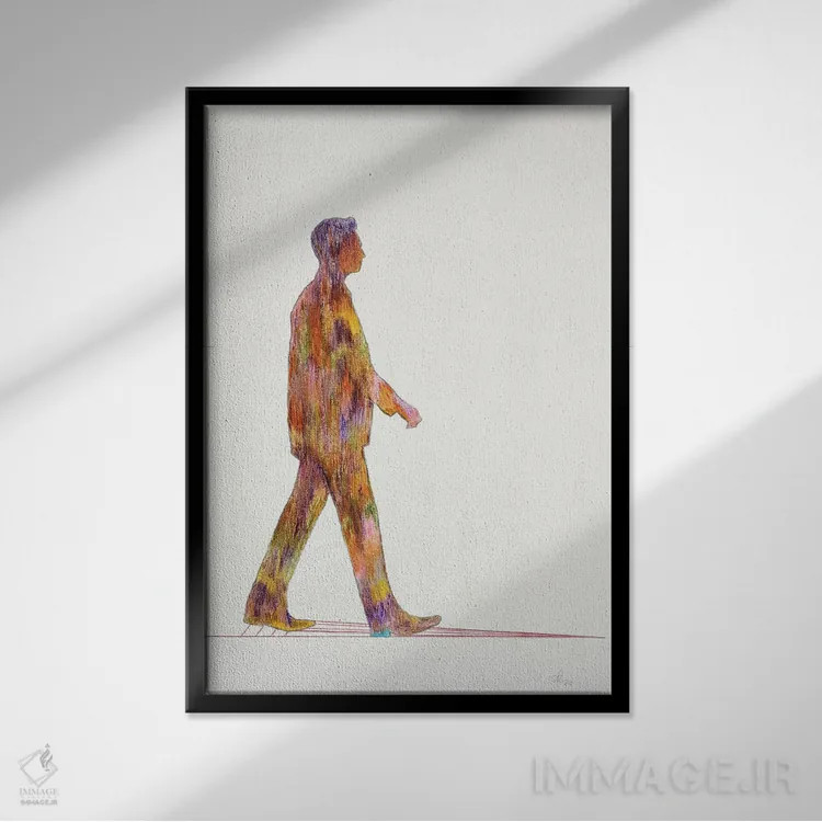 تابلو مینیمال آنچه همیشه می دانستی را پیدا کن اثر کریس روبوراس - نمای قابدار مشکی