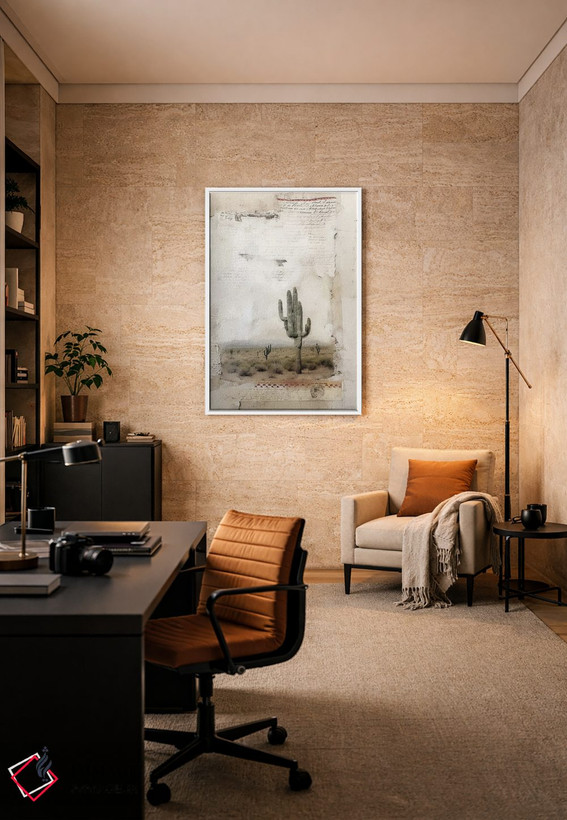 تابلو دکوراتیو کلاژ کویر اثر ریلیب - D5W