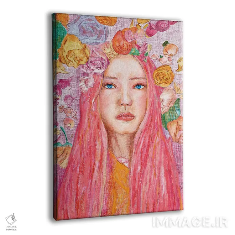 تابلو دکوراتیو رز اثر کریس روبوراس - نمای پرسپکتیو محصول