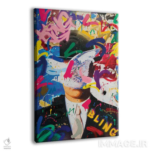 تابلو دکوراتیو مثل پرنده پرواز کن اثر آر.اس. آرتیست - نمای پرسپکتیو محصول