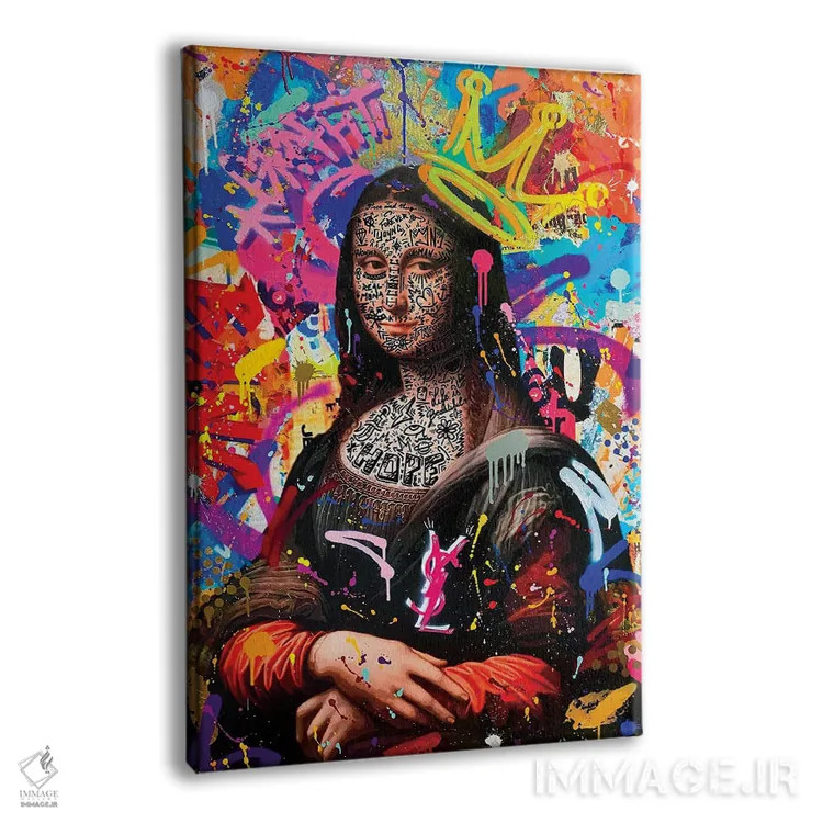 تابلو دکوراتیو ملکه مونا اثر آر.اس. آرتیست - نمای پرسپکتیو محصول