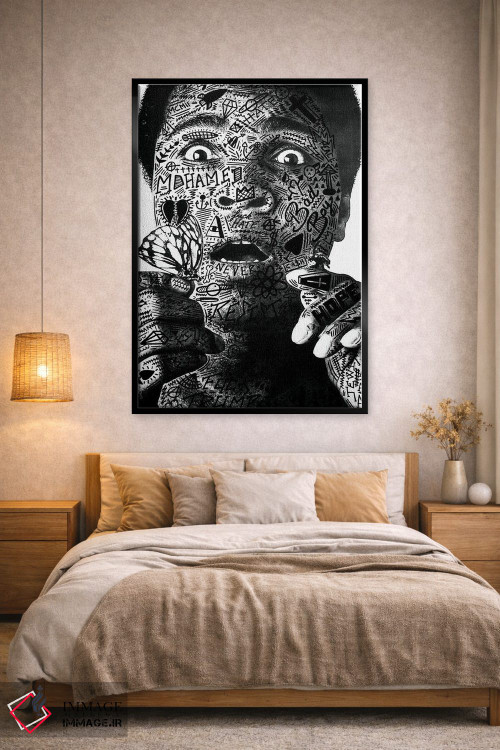 تابلو دکوراتیو محمد علی اثر آر.اس. آرتیست - D1B