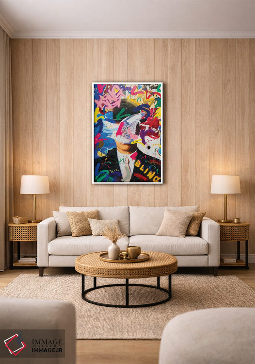 تابلو دکوراتیو مثل پرنده پرواز کن اثر آر.اس. آرتیست - D1W