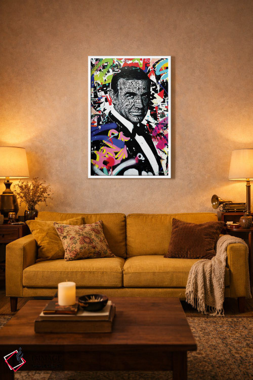 تابلو دکوراتیو اسم من باند است اثر آر.اس. آرتیست - D1W