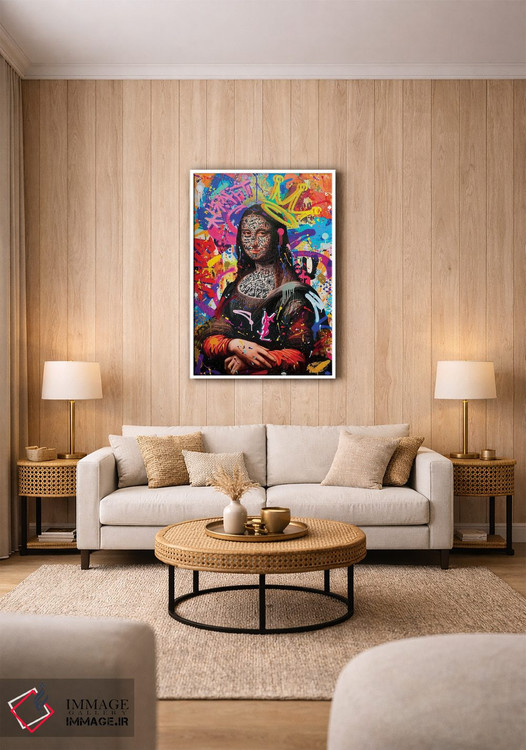 تابلو دکوراتیو ملکه مونا اثر آر.اس. آرتیست - D1W