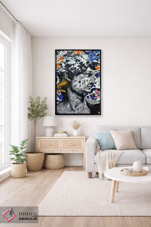 تابلو دکوراتیو پادشاه داوود اثر آر.اس. آرتیست - D2B