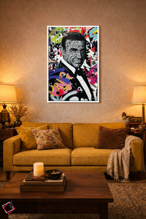 تابلو دکوراتیو اسم من باند است اثر آر.اس. آرتیست - D2W