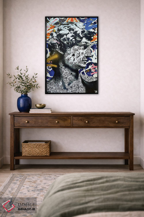 تابلو دکوراتیو پادشاه داوود اثر آر.اس. آرتیست - D4B