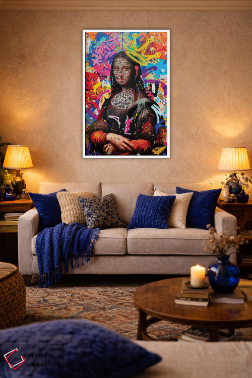 تابلو دکوراتیو ملکه مونا اثر آر.اس. آرتیست - D2W