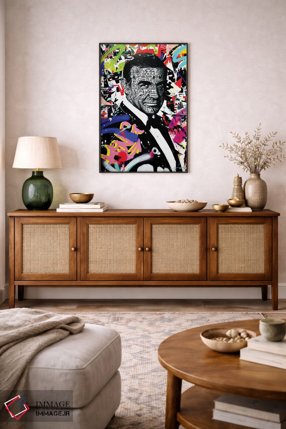 تابلو دکوراتیو اسم من باند است اثر آر.اس. آرتیست - D3B