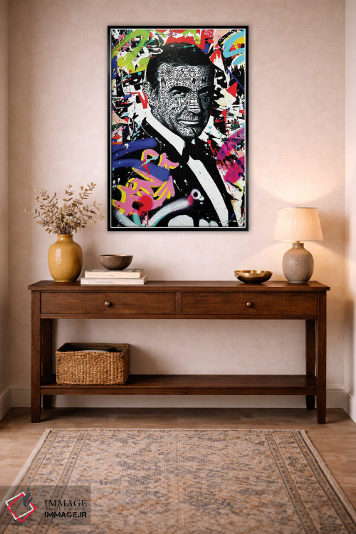 تابلو دکوراتیو اسم من باند است اثر آر.اس. آرتیست - D4B