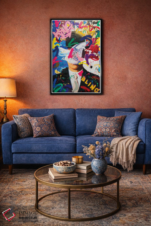 تابلو دکوراتیو مثل پرنده پرواز کن اثر آر.اس. آرتیست - D4B