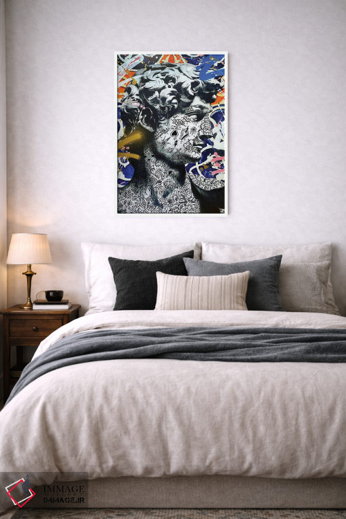 تابلو دکوراتیو پادشاه داوود اثر آر.اس. آرتیست - D5W