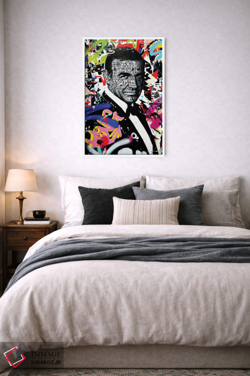 تابلو دکوراتیو اسم من باند است اثر آر.اس. آرتیست - D5W