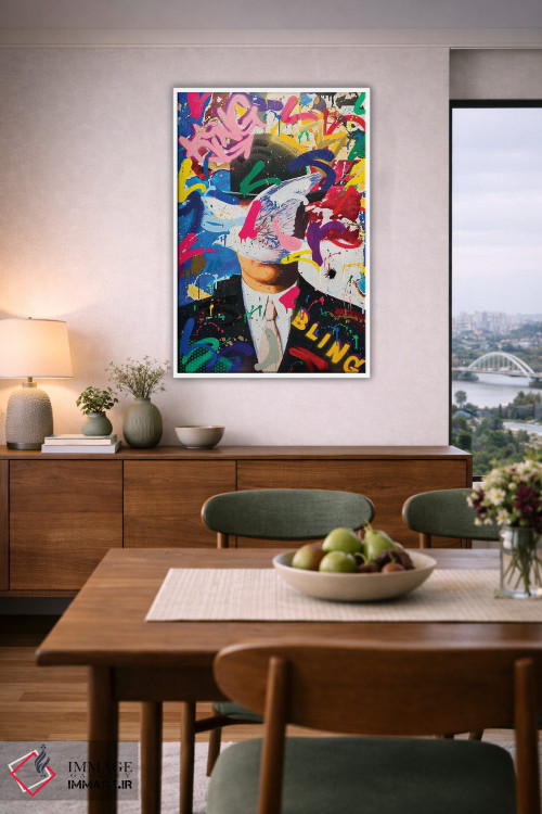 تابلو دکوراتیو مثل پرنده پرواز کن اثر آر.اس. آرتیست - D6W