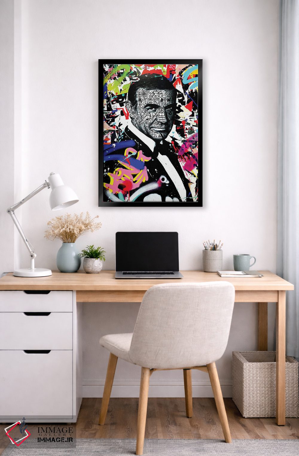 تابلو دکوراتیو اسم من باند است اثر آر.اس. آرتیست - D6B