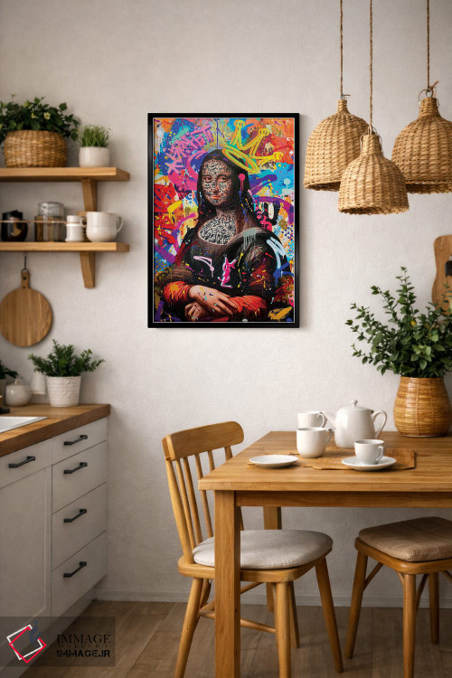 تابلو دکوراتیو ملکه مونا اثر آر.اس. آرتیست - D5B