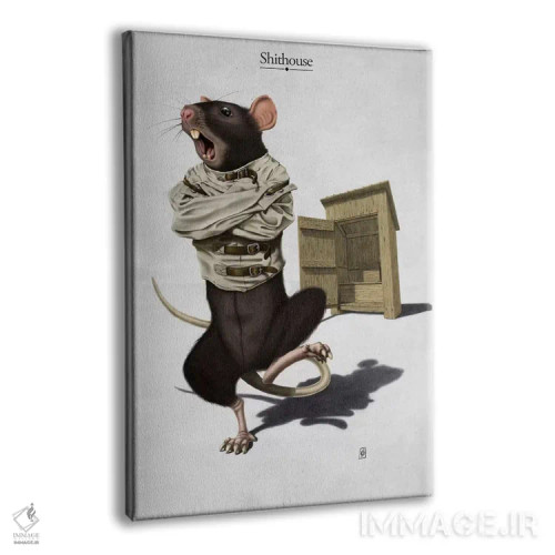 تابلو دکوراتیو مستراح اثر راب اسنو - نمای پرسپکتیو محصول