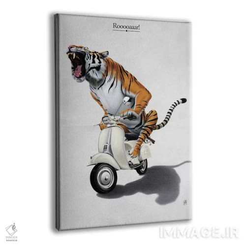 تابلو دکوراتیو غرش! I اثر راب اسنو - نمای پرسپکتیو محصول