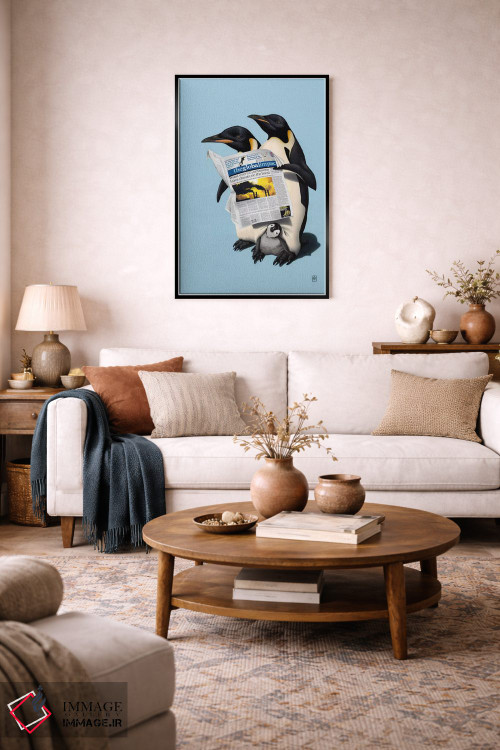 تابلو دکوراتیو خوانده شده در همه جا II اثر راب اسنو - D4B