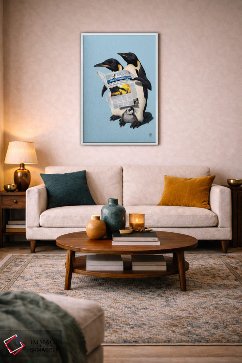 تابلو دکوراتیو خوانده شده در همه جا II اثر راب اسنو - D3W