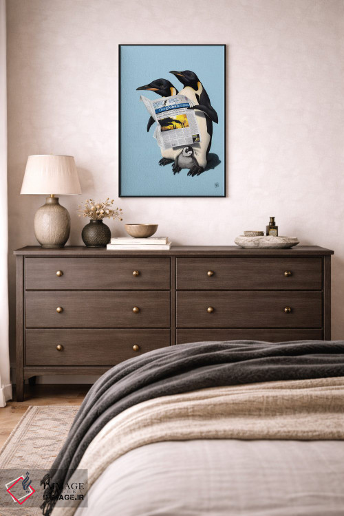 تابلو دکوراتیو خوانده شده در همه جا II اثر راب اسنو - D5B