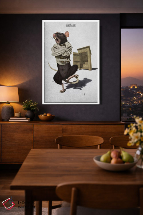 تابلو دکوراتیو مستراح اثر راب اسنو - D3W