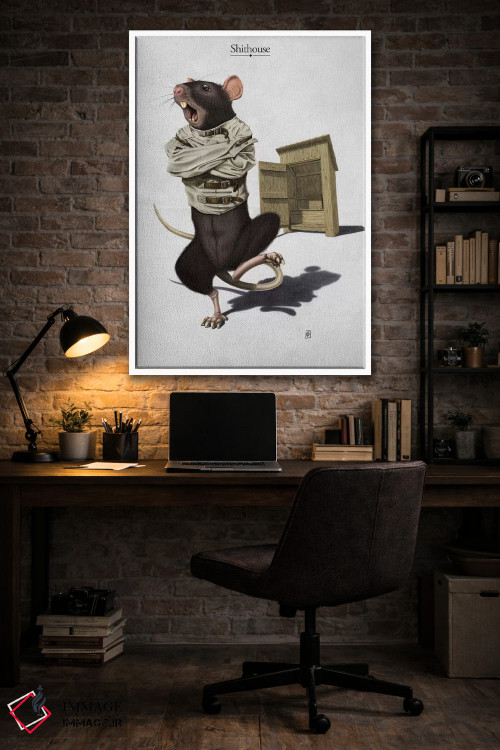 تابلو دکوراتیو مستراح اثر راب اسنو - D4W