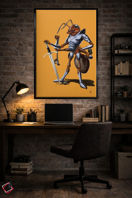 تابلو دکوراتیو سربازی ادامه دارد II اثر راب اسنو - D5B