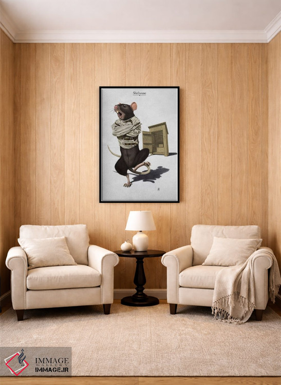 تابلو دکوراتیو مستراح اثر راب اسنو - D5B