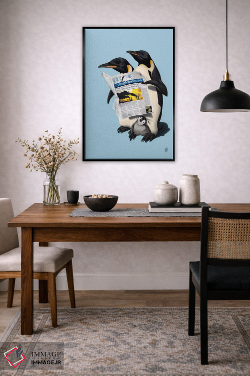 تابلو دکوراتیو خوانده شده در همه جا II اثر راب اسنو - D6B