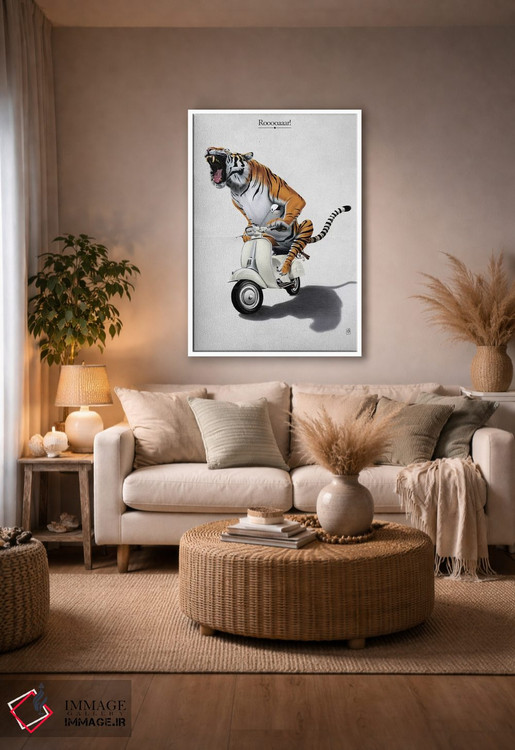 تابلو دکوراتیو غرش! I اثر راب اسنو - D3W