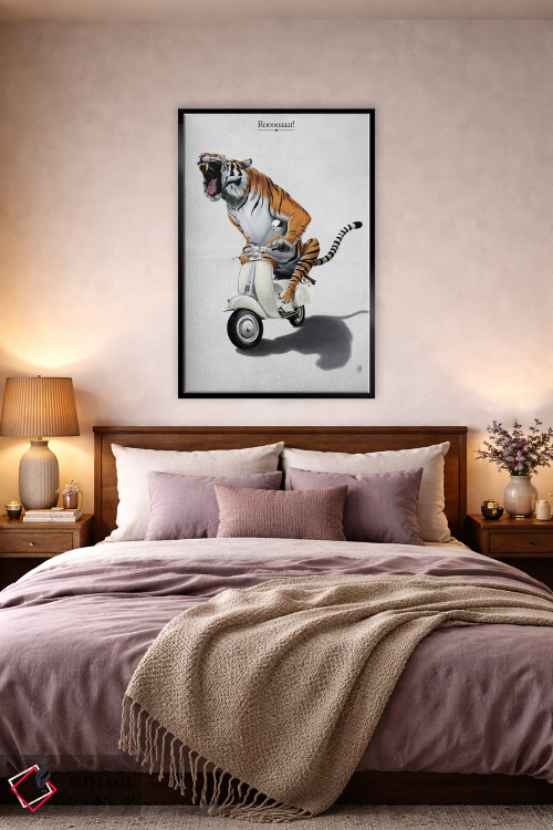 تابلو دکوراتیو غرش! I اثر راب اسنو - D4B