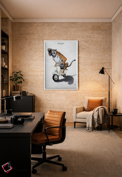 تابلو دکوراتیو غرش! I اثر راب اسنو - D5W