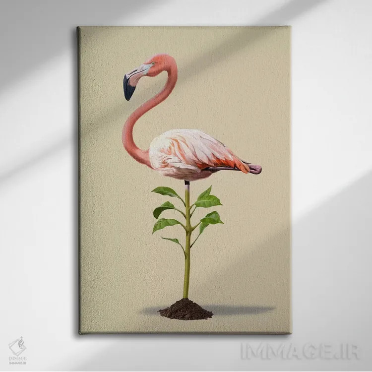 تابلو دکوراتیو کاشته شده III اثر راب اسنو - نمای روبهرو روی دیوار