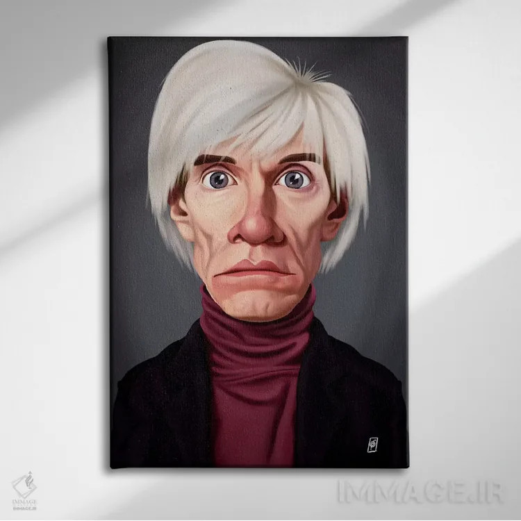 تابلو دکوراتیو اندی وارهول اثر راب اسنو - نمای روبهرو روی دیوار